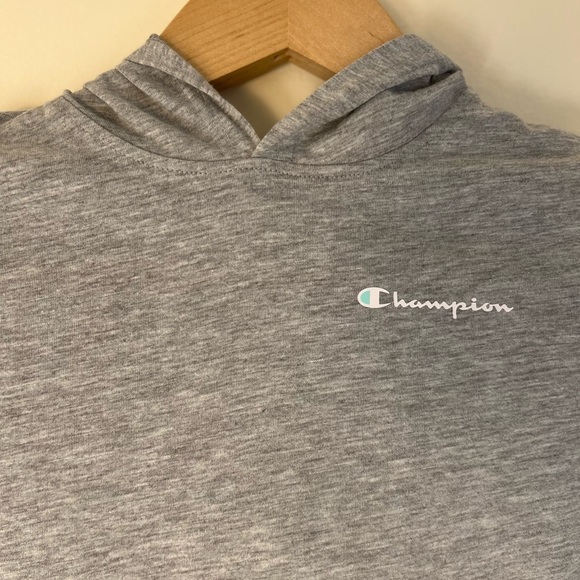 Champion Girls Long Sleeve Shirt 6X Authentic Athletic Wear Gray Soft Pocket - Picture 3 of 12
